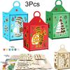 1/3/5PCS DIY DIY Graffiti Ornaments Funny 3D Jigsaw Puzzle Educational Toys Christmas Decorations Parent-Child Games Christmas