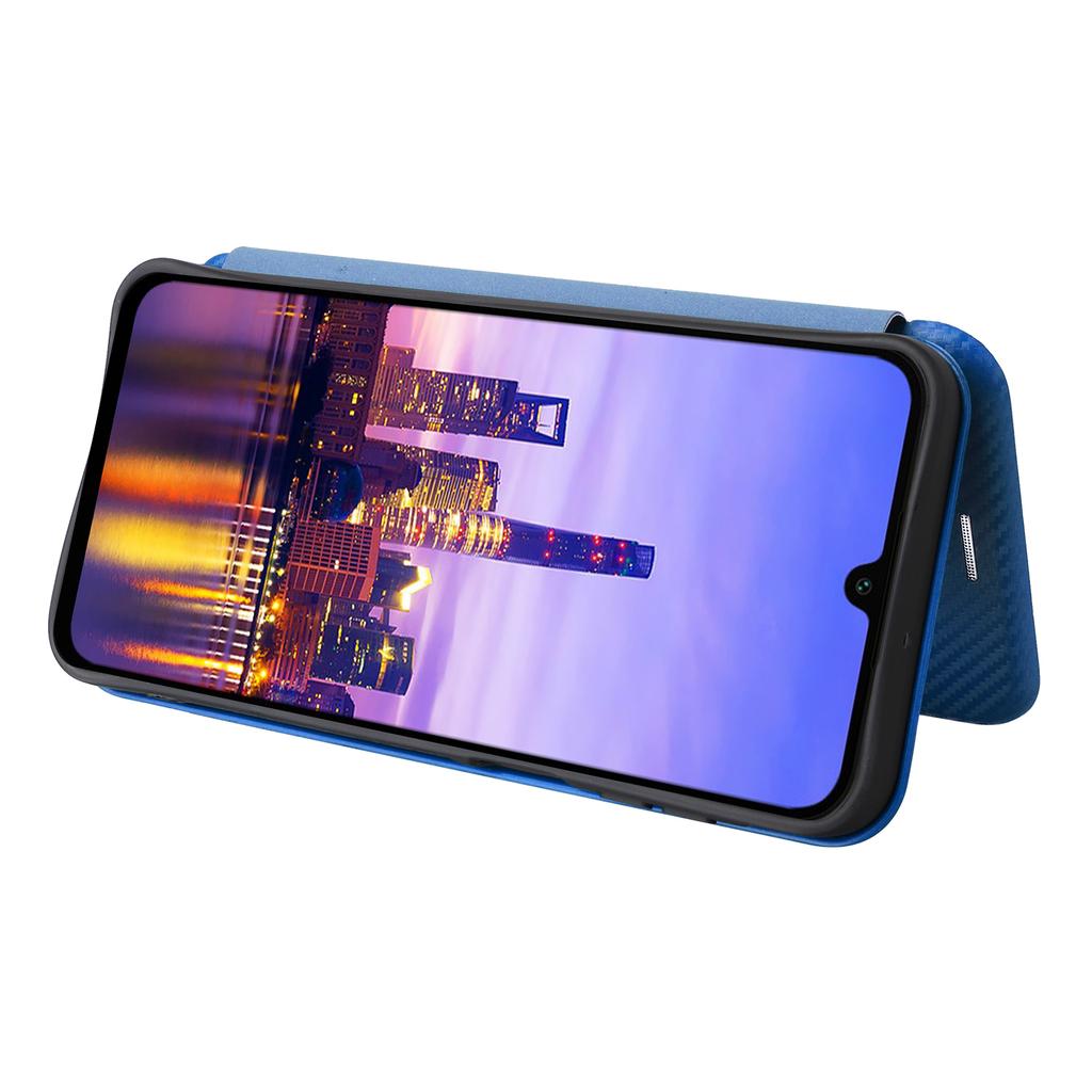 For Samsung Galaxy A16 5G/A16 4G Case Carbon Fiber Texture Drop-Proof PU Leather Phone Cover