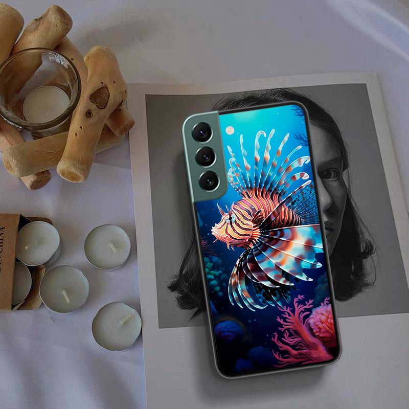 

Чехол-накладка для телефона с рыбой-клоуном в море или океане Для Samsung Galaxy S22 S25 Ultra S21 S10 Plus S26 Edge S20 S23 S24 FE Cover Silico Samsung S21 FE