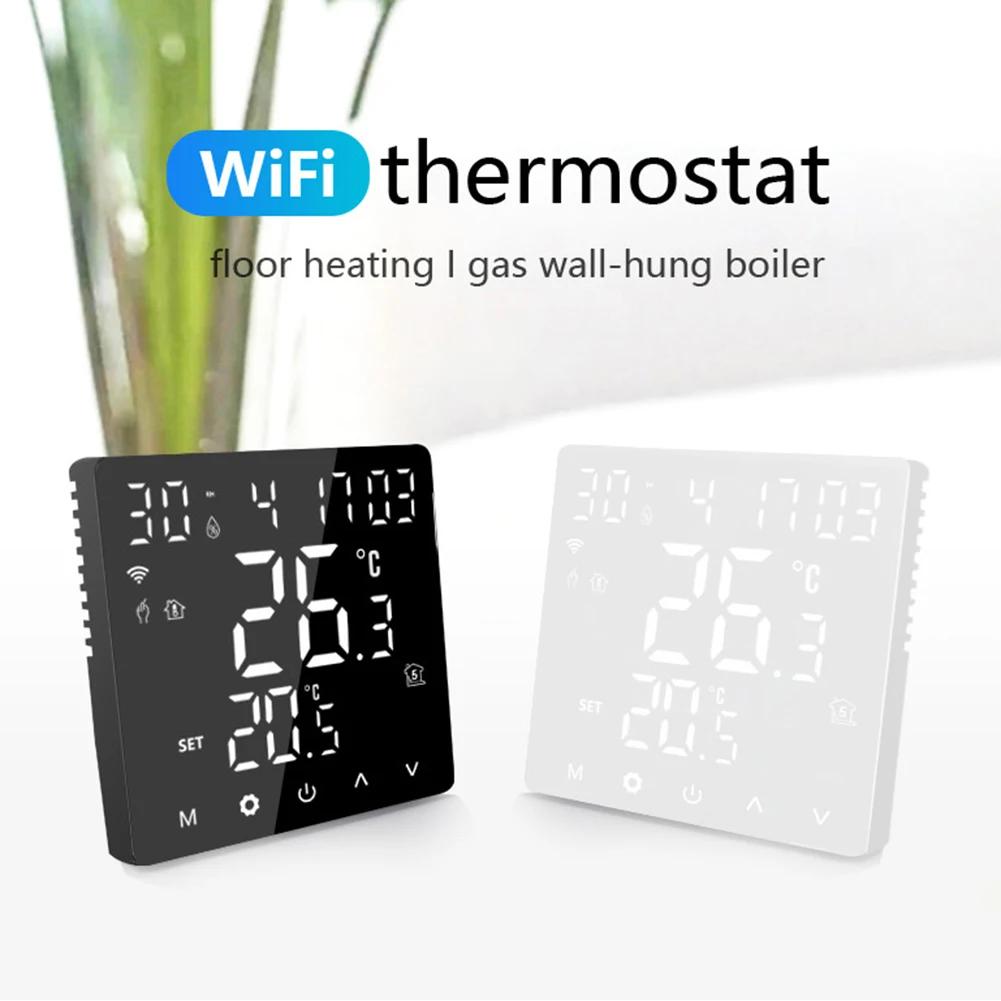 For Tuya Smart LCD WiFi Thermostat Water Electric Gas Boiler Floor Heating Thermostat Underfloor Heating Home Automation
