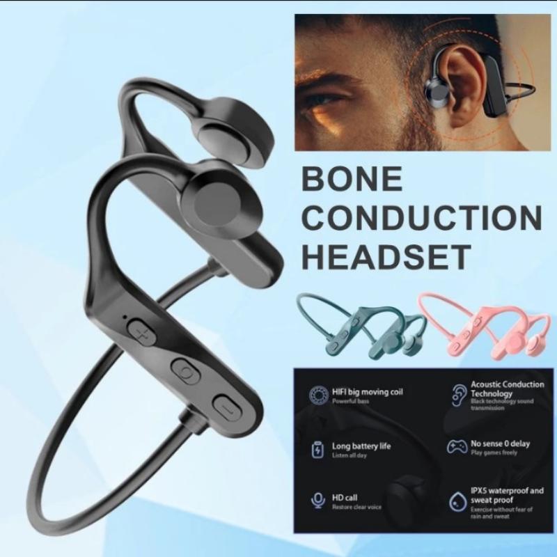 Universal Bone Conduction Headset Wireless Bluetooth Headphones Neckband Gaming Earphones