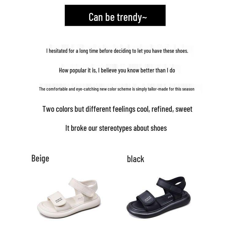 Damen 2025 Sommer Rutschfeste Sportsandalen - Weiche Sohle, Flacher Boden, Klettverschluss, Lässige Strand- & Reiseschuhe