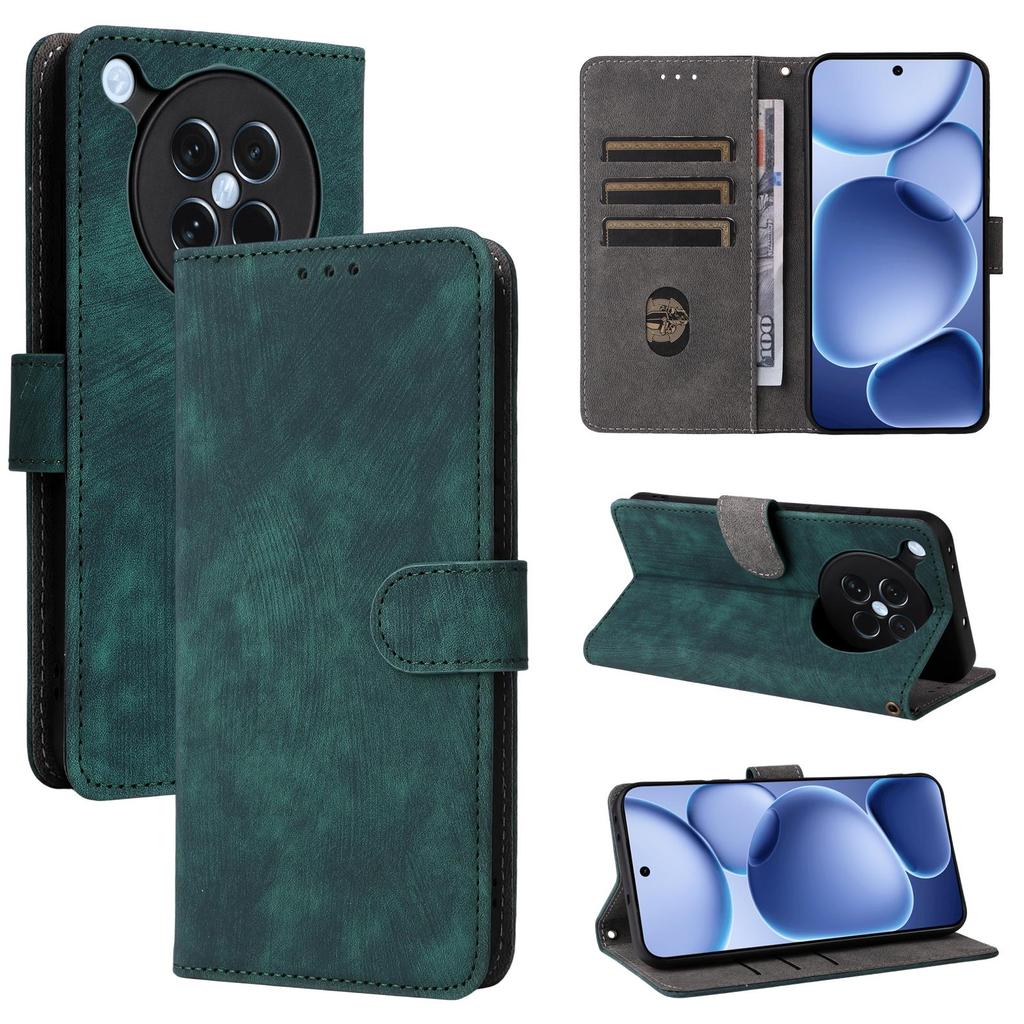 Flip Cover für OPPO Find X8S PU-Leder Ganzkörperschutz mit [RFID-Blockierung] Stoßfest Langlebig Retro Handyhülle