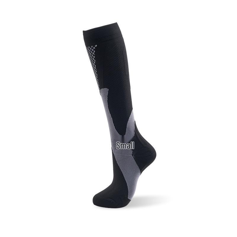 Women's Autumn High-Performance Compression Socks: Knee-High, Cycling, Antibacterial & Odor-Resistant