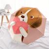 1pc Puppy Heart Automatic Open/Close Umbrella Sturdy Iron Frame, Compact Travel Umbrella - Perfect Gift for Women, Men, Birthdays, Anniversa
