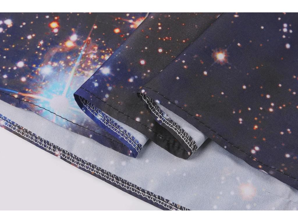 New 2020 Sleeveless 3D Starry Sky Print Maxi Dress