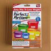 Set di Scatole per Conservazione Fresca da 7 Pezzi - Lunch Box per Controllo Dieta Porzioni Perfette Scatola Freschezza Scatola Freschezza TV