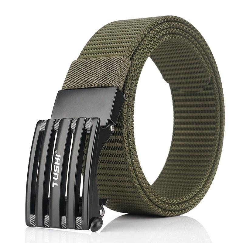 

3.5 Youth Outdoor Sports Nylon Belt Canvas Male Young Student Simple Automatic Buckle 120cm