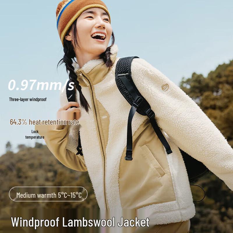 

Jiaoxia Women s Windproof Sherpa Fleece Jacket PO89024 L