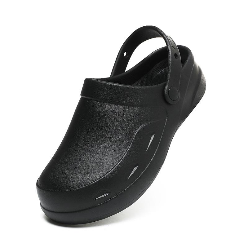 

Мужские поварские туфли нескользящие, водонепроницаемые и маслостойкие, кухонная рабочая обувь износостойкая, дышащая и легкая, туфли с большим носком на одной педали весна 36/37