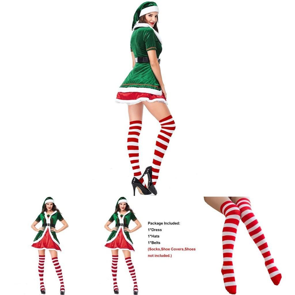 High Quality Elf Cosplay Outfit For Couples Ideal For Christmas Celebrations