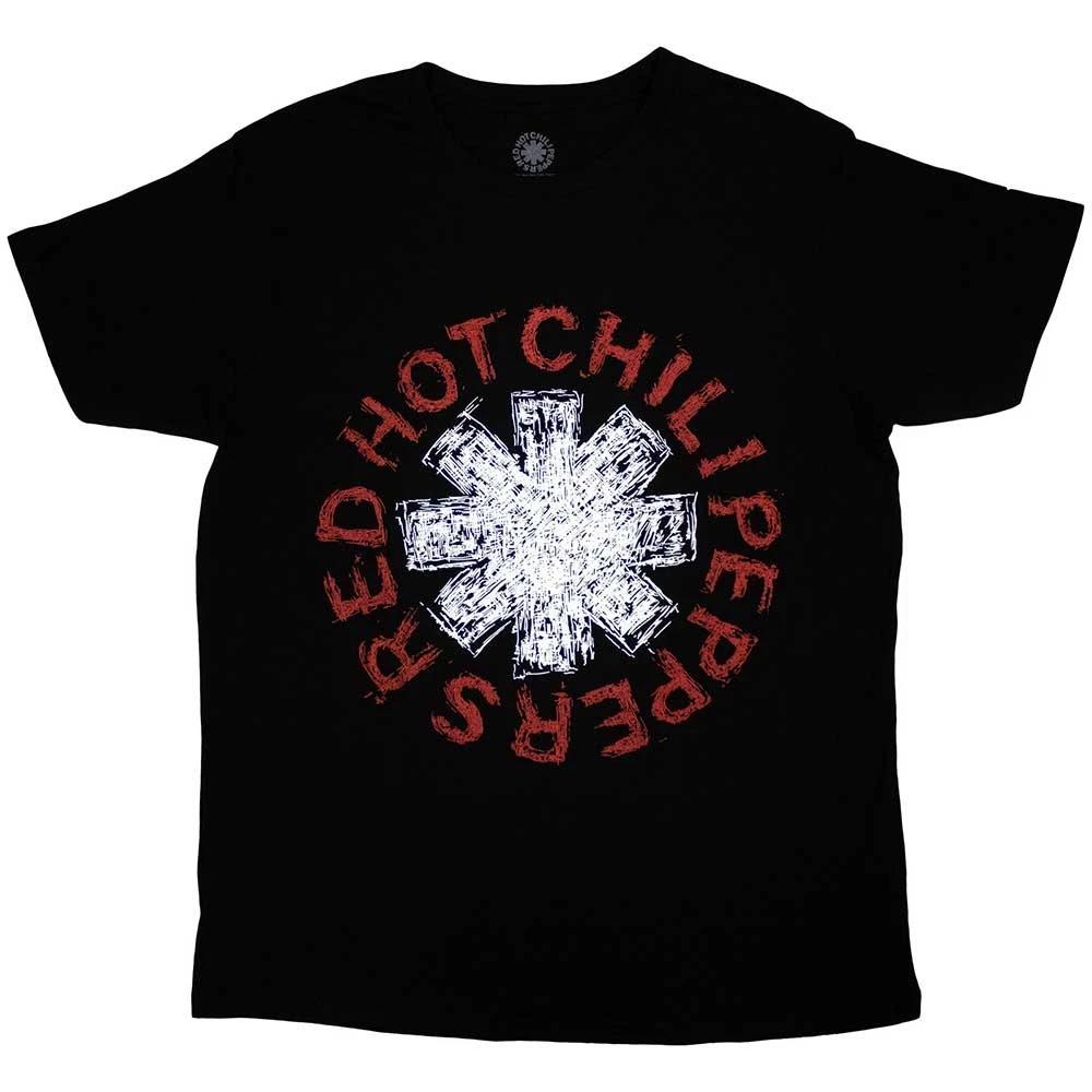 Red Hot Chili Peppers Scribble Asterisk 100% Cotton T-shirt Mens Womens Tees Top L