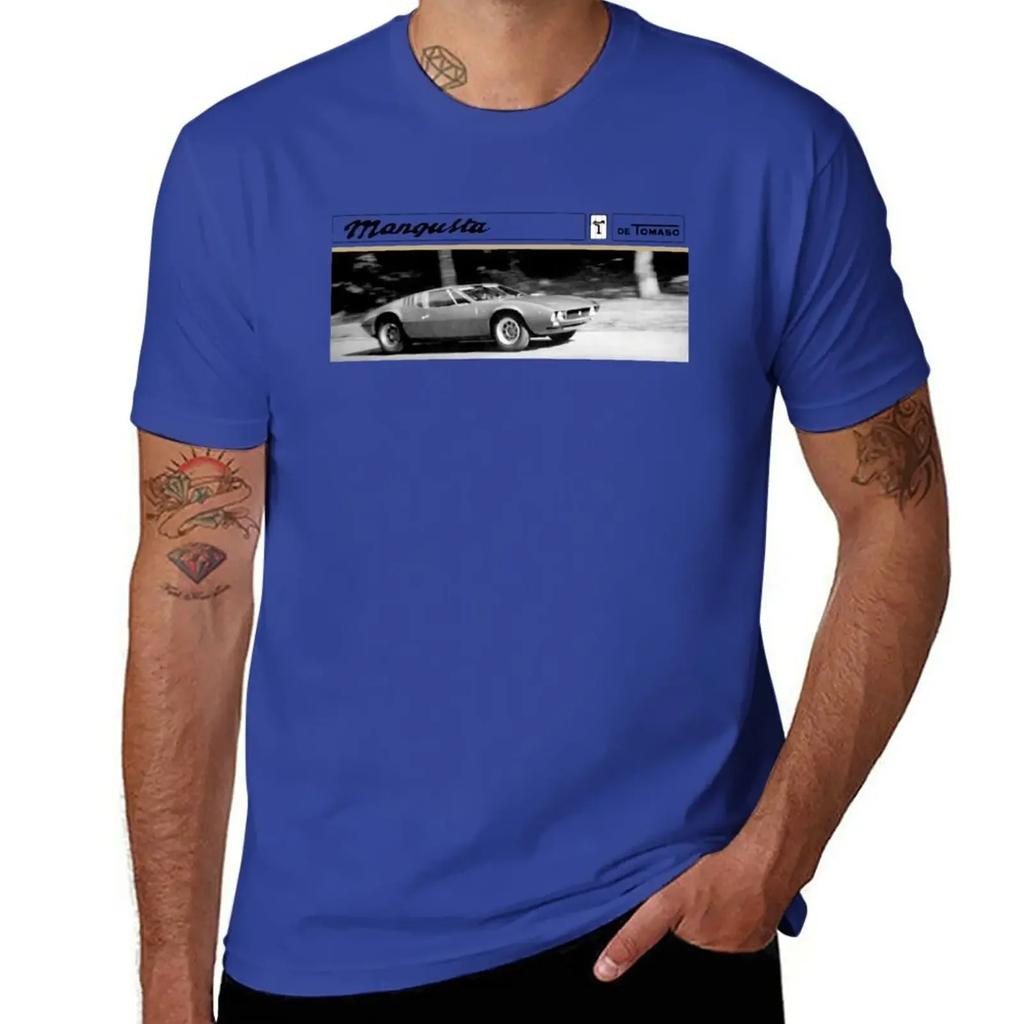DE TOMASO MANGUSTA T-Shirt schnelltrocknende Tops Sommerkleidung Designer-T-Shirt Herren