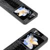 For Samsung Galaxy Z Flip7 FE 5G/Z Flip6 5G Case Crocodile Texture Genuine Cow Leather Back Phone Cover