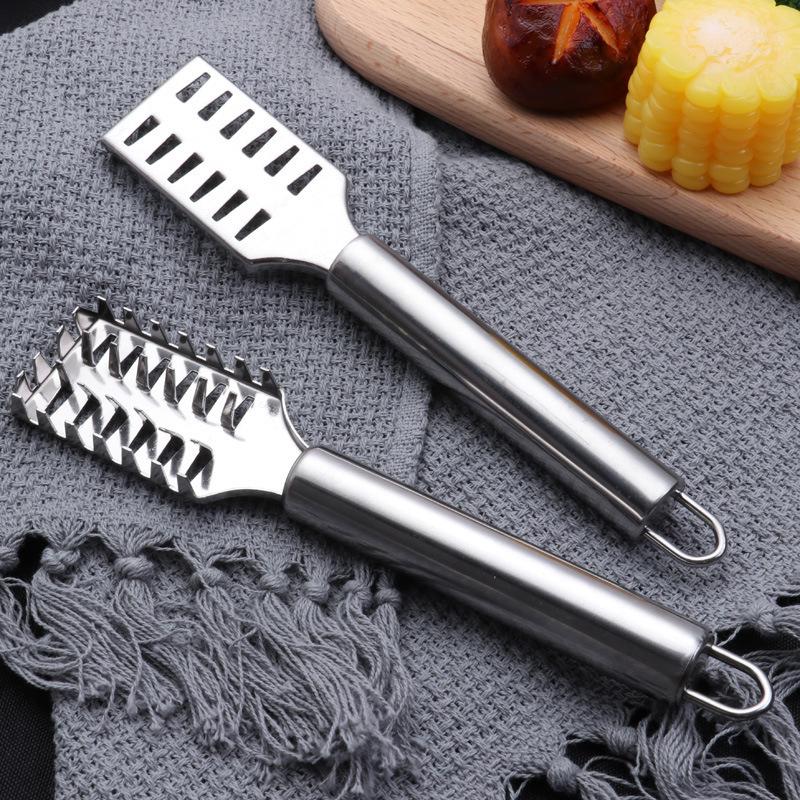 304 Stainless Steel Fish Scale Remover: Multifunctional Scraper Brush for Easy Fish Cleaning