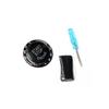 Black Ignition Switch Push Button With Ring For BMW E90 E92 E93 2009-2012 2Pcs