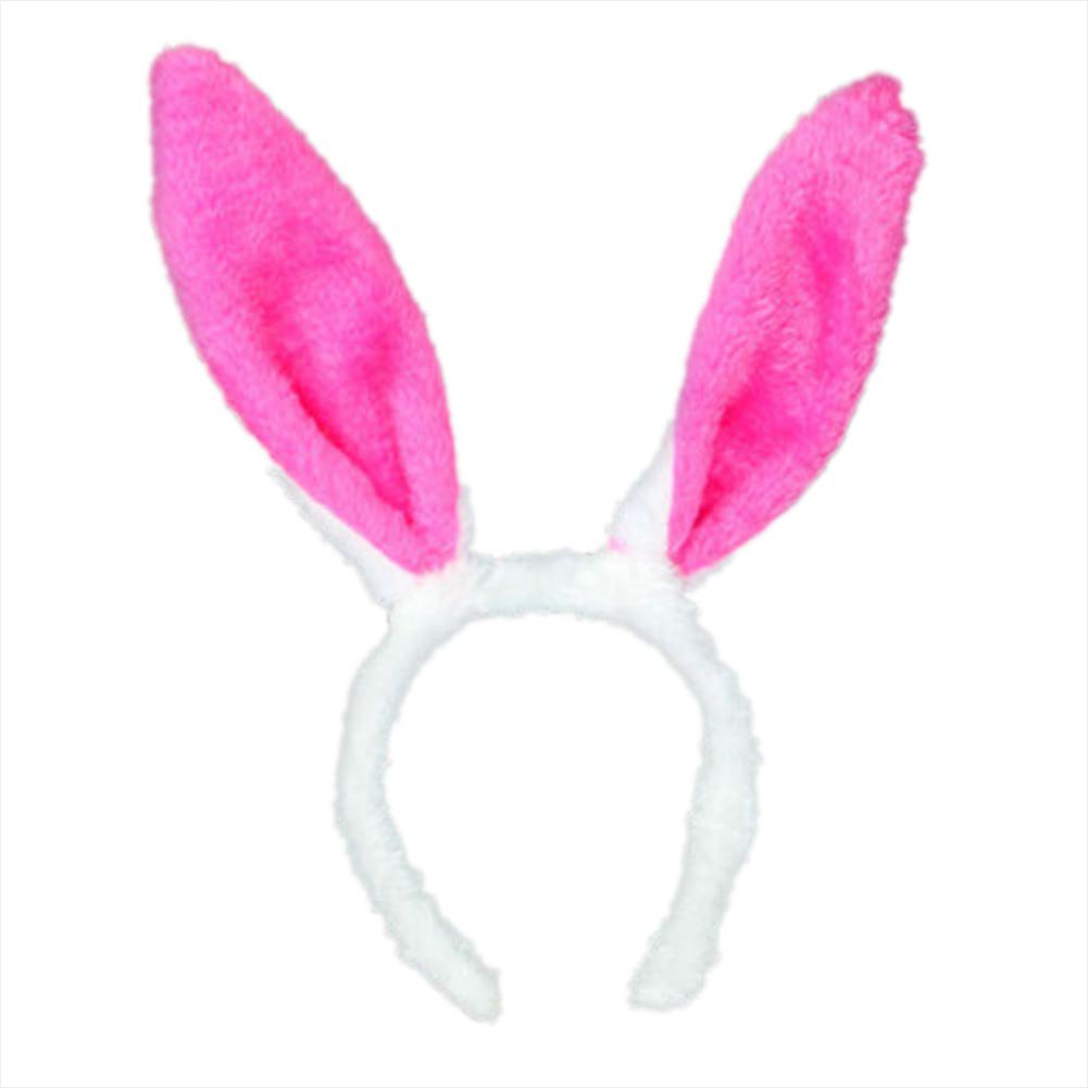 Cute Ears Headband Soft Plush Rabbit Hair Band Children Christmas Halloween Party Accessories