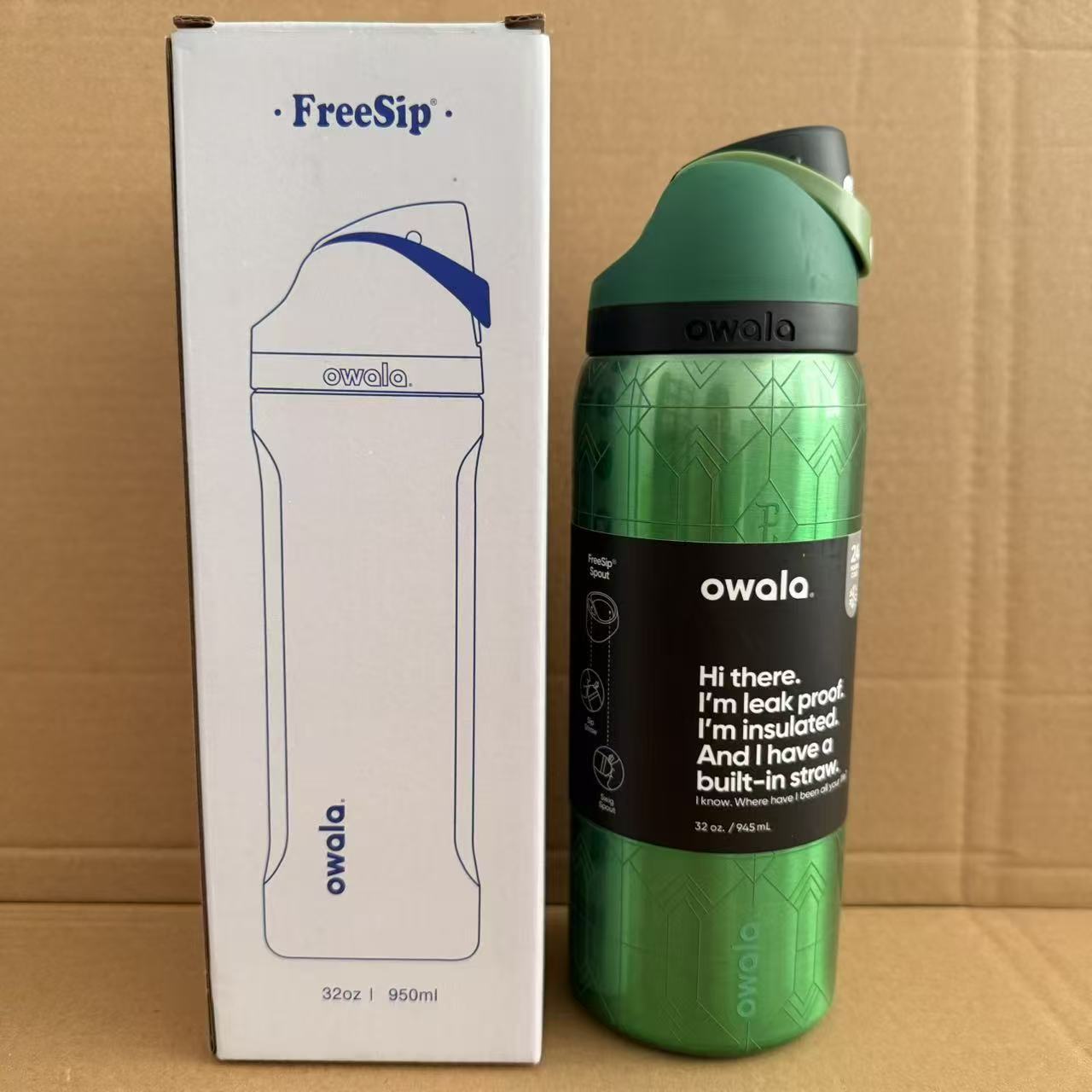 

Owala Halloween Thermos Cup 304 Stainless Steel Double Drink Bouncing Cup Large Capacity High Value Sports Kettle 24oz