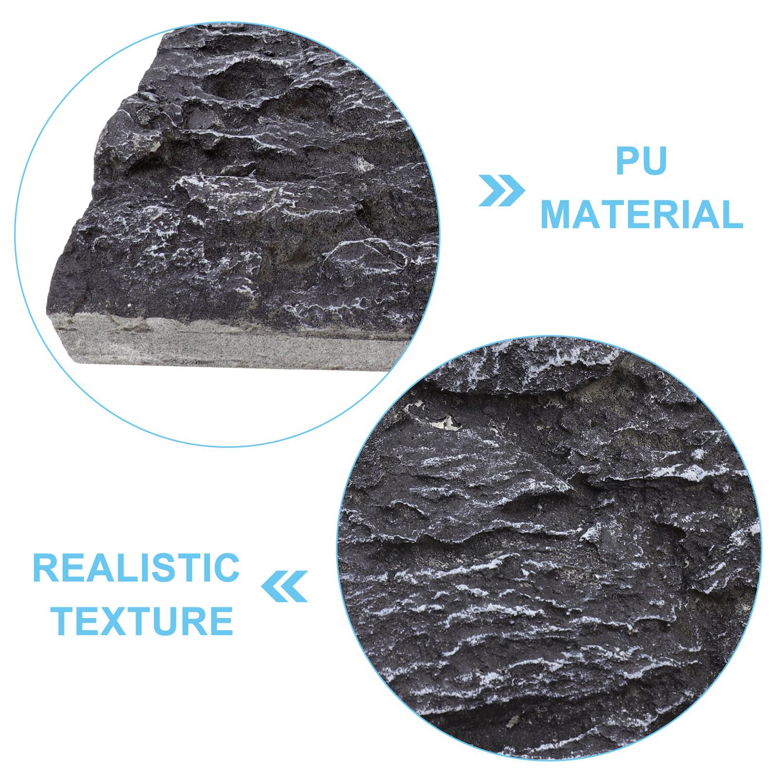 3D фон для террариума Реалистичная текстура камня Легкий Декор для террариума рептилий Аквариум Декор для аквариума Пейзажная сцена Стена 45X30X3.5CM