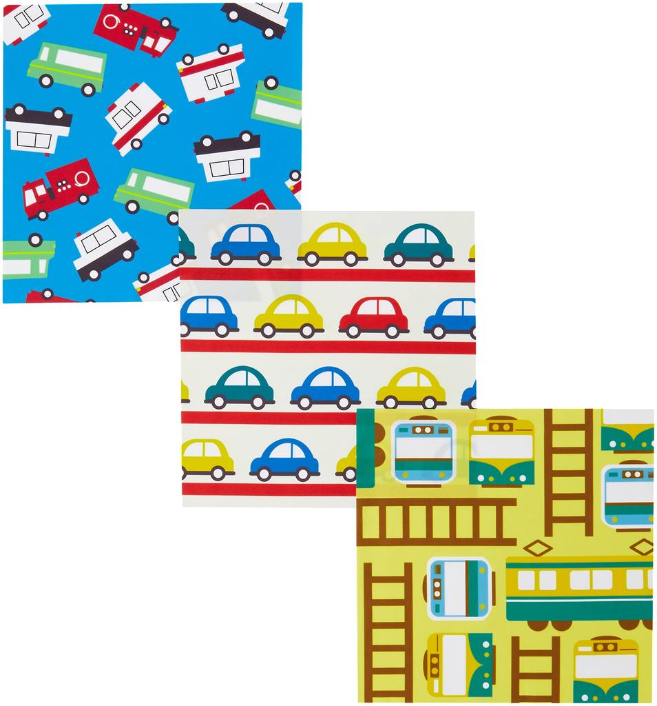 Marushin Antibacterial and Piccolino Good School Entrance Elementary 0165012400 Handkerchiefs, 3-Piece Set, Moisture-Wicking, Quick-Drying,