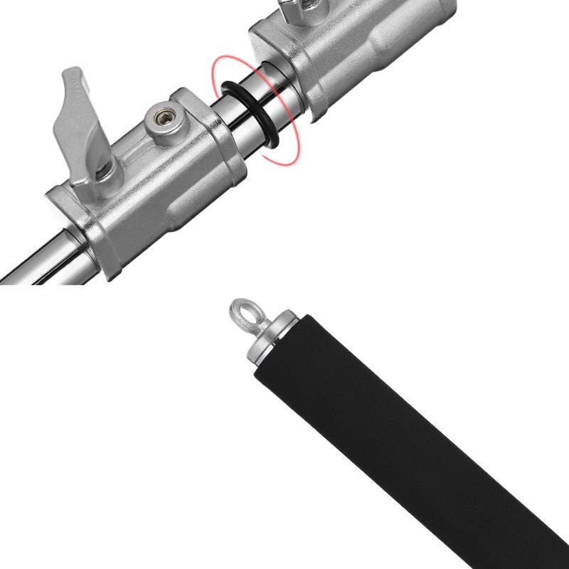 Ambitful Zhijie Magic Leg Thickened Light Stand with 35mm Crossbar and Angled Arm Bracket for Studio