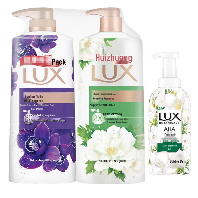 Гель-пена для душа Lux с ароматом эфирного масла