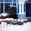 Solar Star Candy Cane Christmas Lights - Outdoor Garden Holiday Decoration