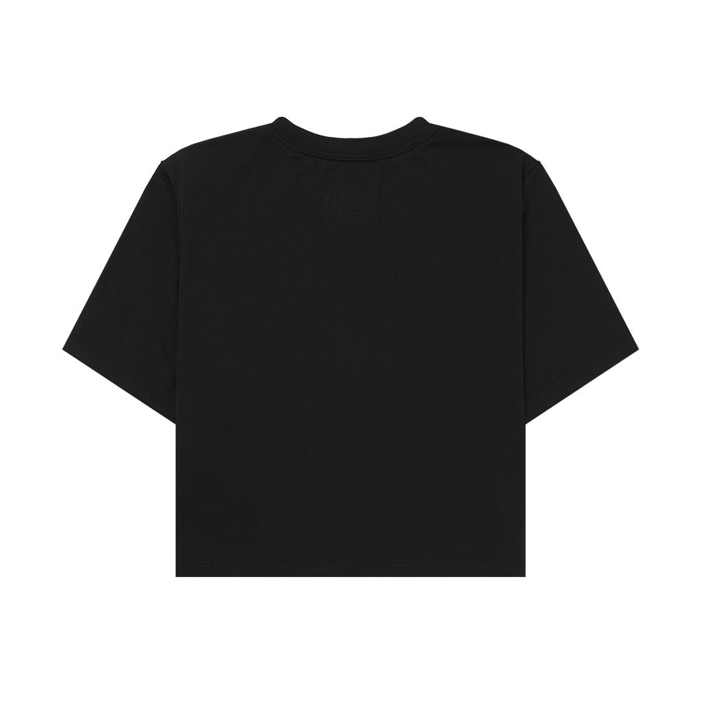 Nike Sportswear Essential Cropped Round-Neck Short-Sleeve T-Shirt Women tops Black DD1329-010