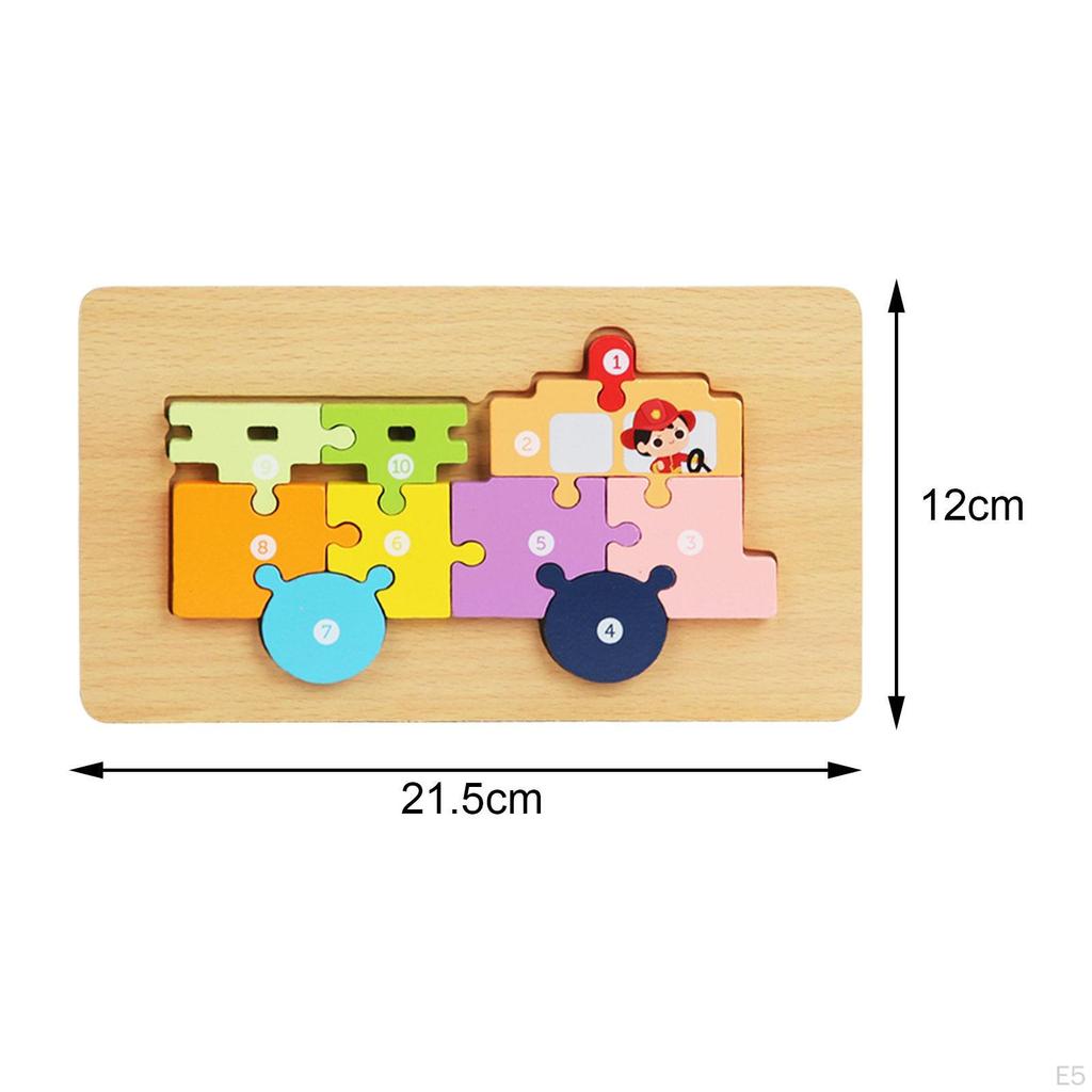 Jigsaw Wooden Puzzle, Activity Toys, Early Development, Preschool Travel Toy, Montessori Toys for