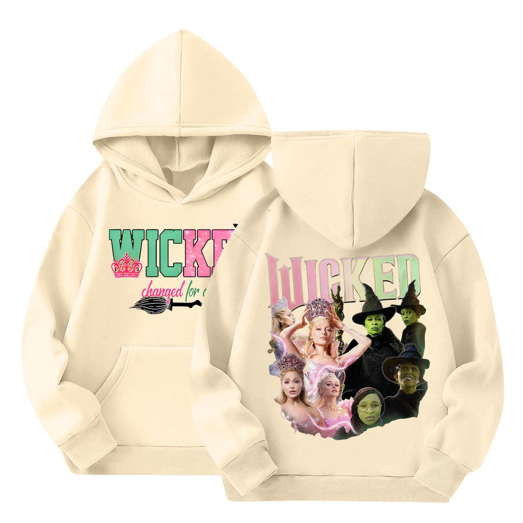 Dětská mikina s kapucí Trendy s dlouhým rukávem Čarodějnická mikina