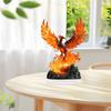 Figurine d'oiseau-soleil en acrylique plat 2D, flammes colorées, décoration de bureau, idéale pour la décoration murale, le porche, la chambre, la villa, la maison, le couloir ou le lieu de travail - R