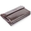Fashionable Clutch for Men Made of Genuine Textured Leather CANPELLINI 21552 Brown