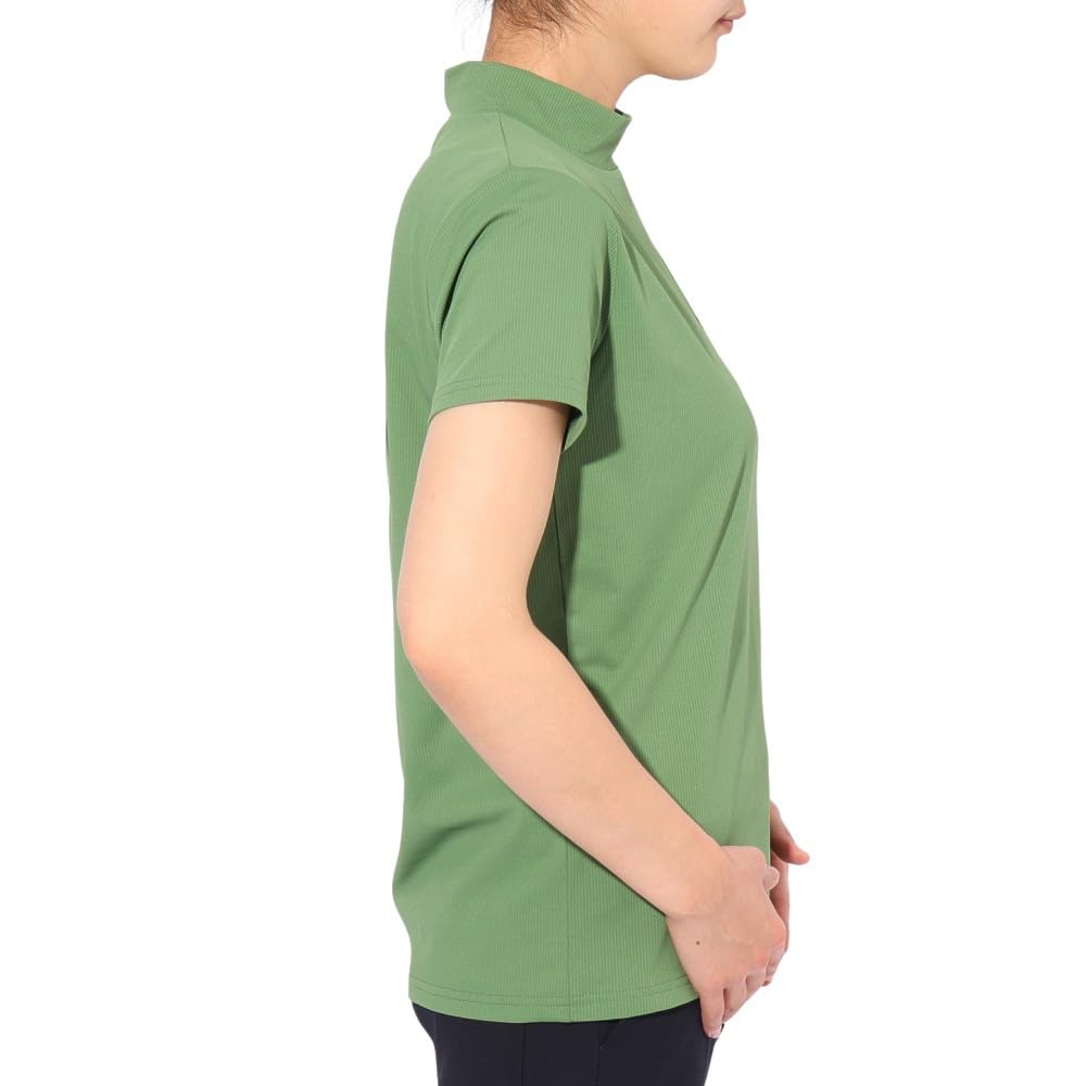 [Pin Apparel] Women's Short-sleeved High-neck Shirt (one-point Logo)  Golf Innerwear  622-5167202 180Khaki LL