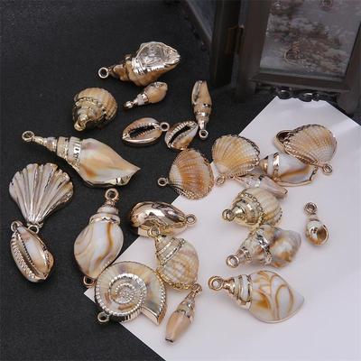 Acrylic Imitation Shell Pendants DIY Bracelet Necklace Earrings Jewelry Accessories