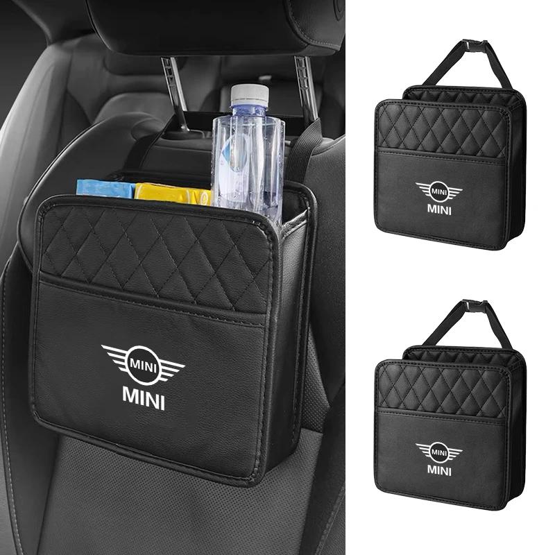 Car Back Seat Storage Bag Organizer Hanging Bag For MINI Cooper One R50 R52 R54 R53 R56 Countryman R60 F55 F56 JCW Accessories ew7