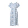 White Floral Print One Piece Pajamas Vevs103l