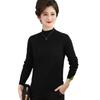 Tucano Women's Solid Color Stand-Collar Knitted Sweater