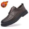 Business break men's shoes platform sewing line retro dress business men's leather shoes men's casual shoes