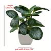 Pot Plants Fake Flowers – Lifelike Artificial Plants Bonsai Small Tree for Home and Garden Decor
