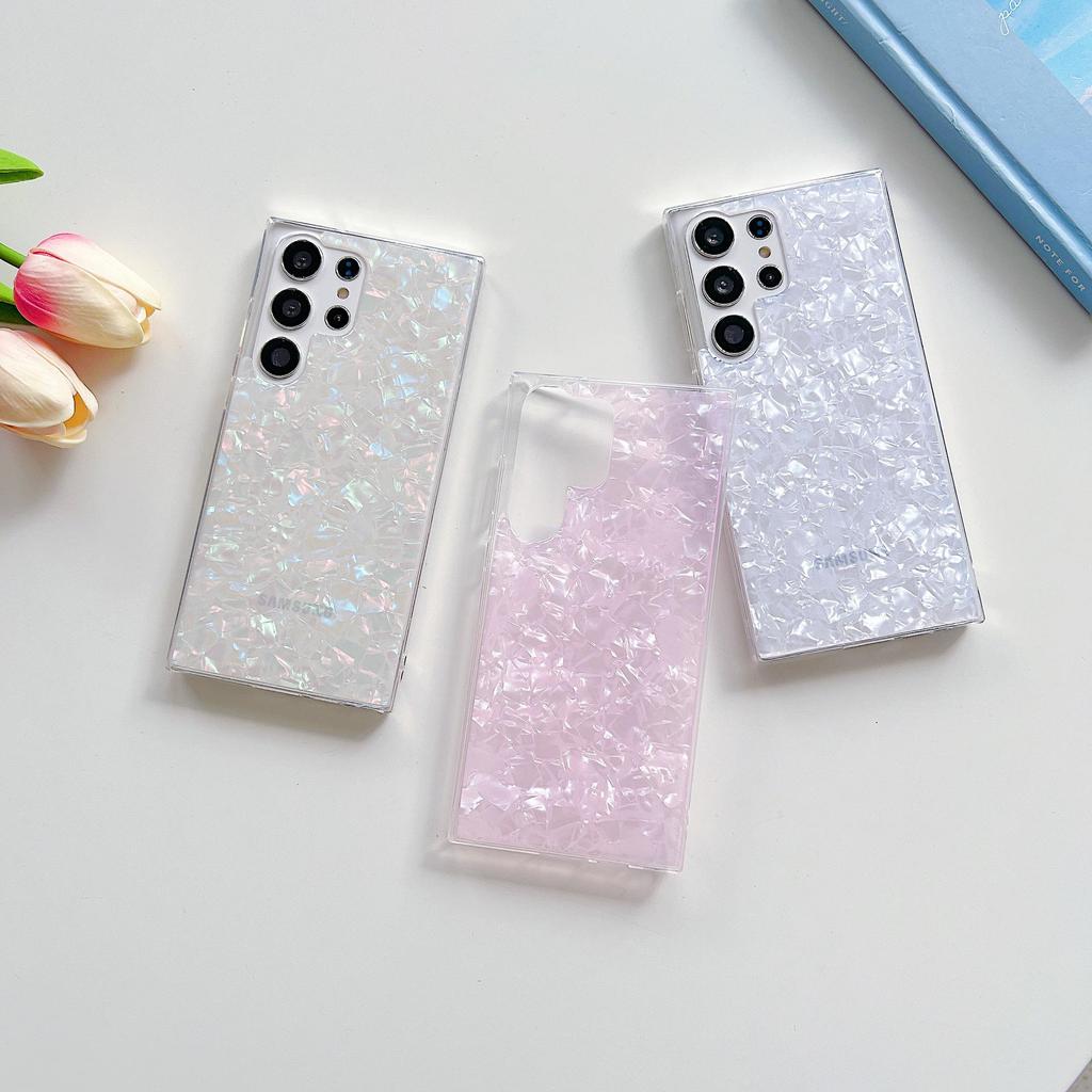 Colorful Shell Pattern Phone Case for Samsung S25US24FE/S23+/A14/A35/A55 5G/Note20U