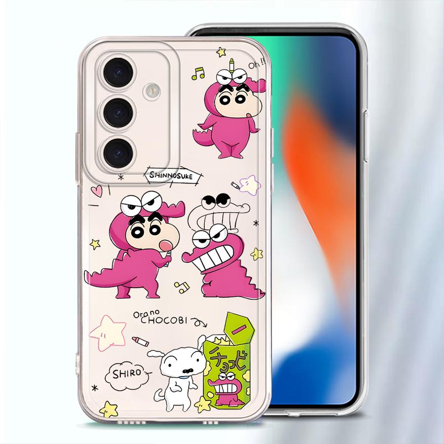 Case for Samsung Galaxy A55 A23 A33 A52 A52 A31 A26 A24 A36 A13 A54 A15 A34 A35 A56 A50 A25 A51 A16 Phone Cute Crayon Shinchan