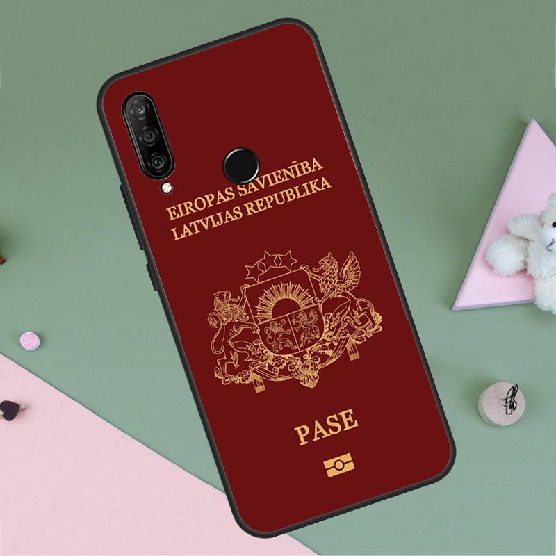 Latvia Flag For Huawei Nova 12i 12s 11i 8i 7i 9 10 SE Y90 Y60 Y70 Y72 Y61 Y91 P30 P40 Lite P60 Pro Case