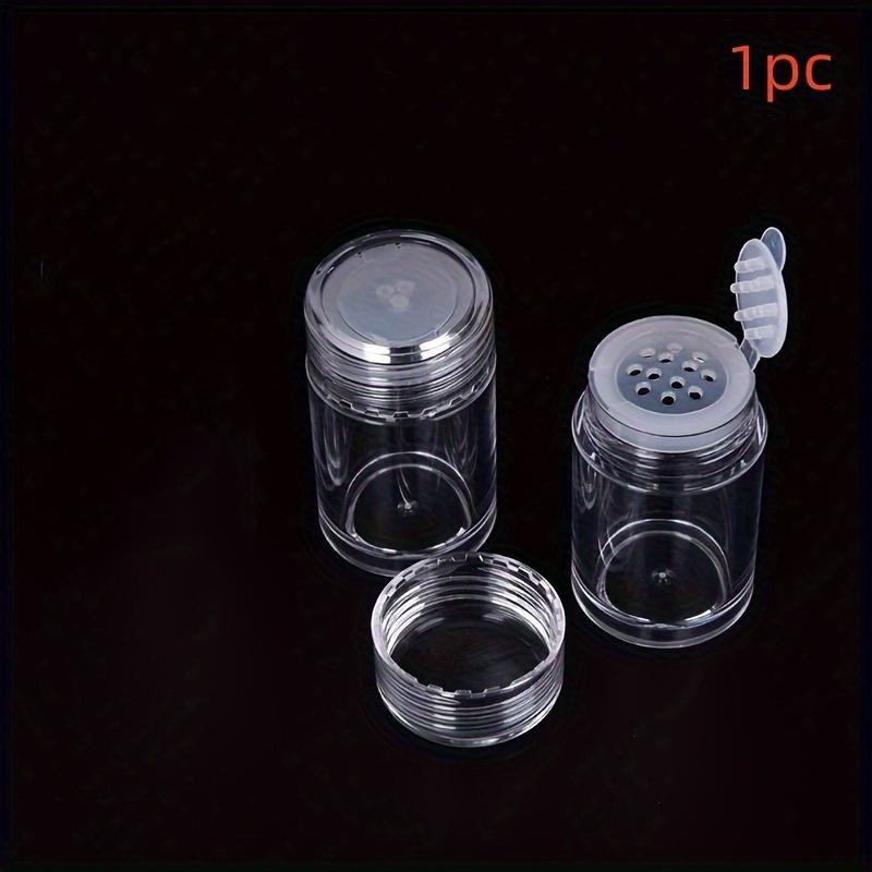 1pc DIY Makeup Storage Bottle With Screw Lid - Empty Cosmetic Sifter For Loose Powder And Convenient Home Essential - Travel Accessories