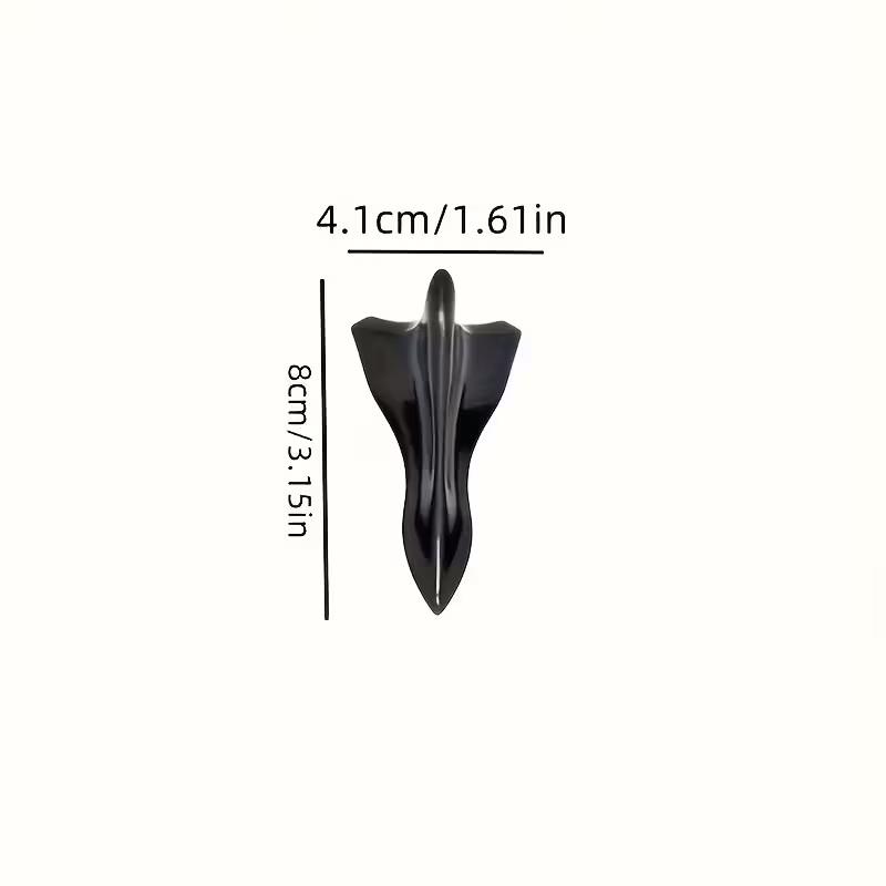 10 Pcs Rear Roof Shark Fin Spoiler Wing Kit Universal Car Roof Spoiler Bumper Diffuser Vortex Generator Auto Styling
