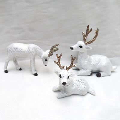 Kleine Hirsche Weihnachts-Hirschschmuck Dekoration Gartenminiaturen Requisiten Neujahr Weihnachten Elch Auslagefenster Kindergeschenk
