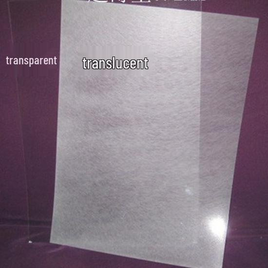 14.5*20cm Translucent Heat Shrink Sheets for Colored Pencil DIY, Coarse and Fine Sanding