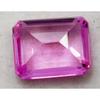 Natural Pink Sapphire Excellent Cut 10 Ct Loose Gemstone CERTIFIED Emerald Cut A-4288
