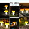 Solar Mushroom Garden Lamp: Outdoor Decorative Light for Courtyard, Villa, and Lawn Areas