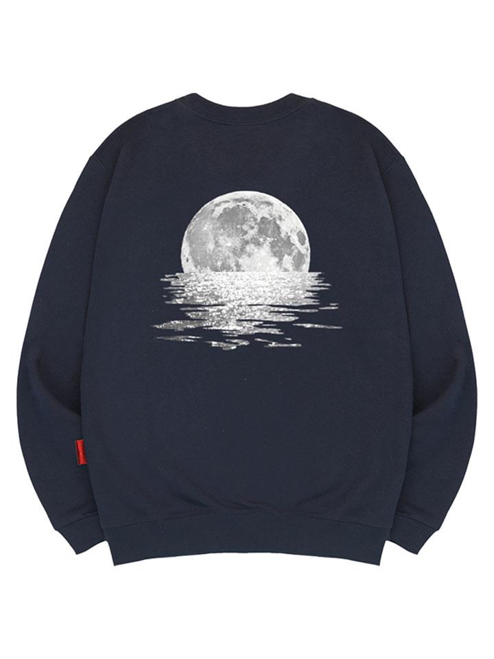 Ellamo Locked Moon Sweatshirt Unisex Plus Size S~4Xl (Type B)