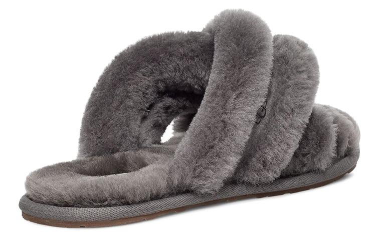 UGG Scuffita Slippers Charcoal Gray Women's 1123572-CHRC